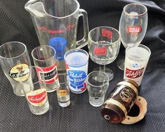 Beer Glasses, selection of many, more available.