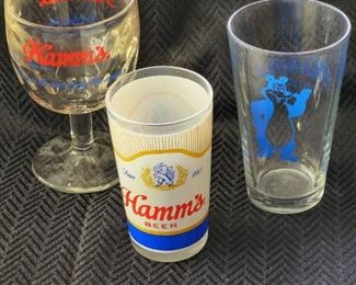 Hamm's Beer Glasses