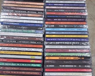 100's of CD's Many unopened. Lots of Jazz Music.
