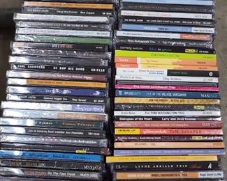 100's of CD's Many unopened. Lots of Jazz Music.
