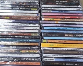 100's of CD's Many unopened. Lots of Jazz Music.