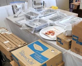 Lots of Pampered Chef new in box.