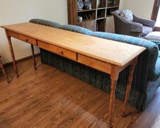 Oak Sofa Table