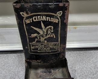 Winged Horse Flour Matchsafe