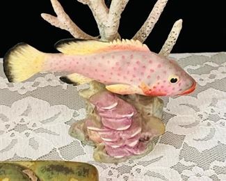 1950s Royal Worcester “Red Hind” Orcelain by R Van Ruyckevelt