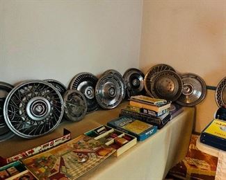Vintage  hubcaps !