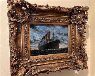 DECORATOR FRAMED ART--TITANIC