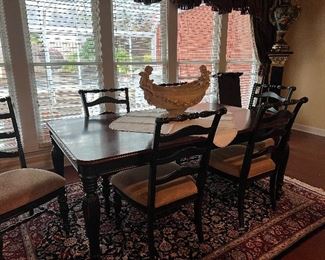 FRENCH COUNTRY TABLE WITH 6 CHAIRS