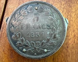 5 Francs coin 1837