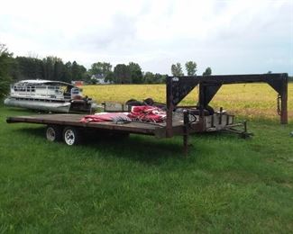 20ft Dougs Custom Gooseneck Trailer.