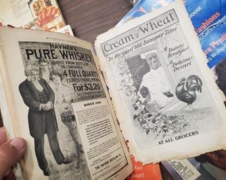 lots of ephemera / ads in this auction, some dating to 19th century