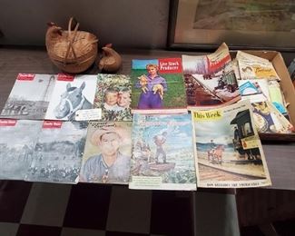 old farm ranch magazines w advertising ca 1950s 60s