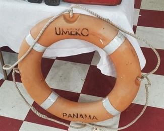 Umeko Panama life preserver. Nautical.  functional. 
