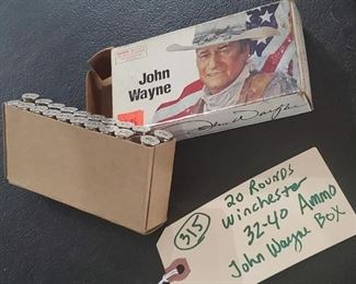 32-40 special issue Winchester in John Wayne box. The Duke. 