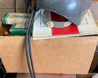 Lincoln Electric Welder with Rods and Accessories