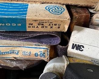 Assorted Boxes of Sandpaper