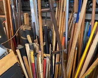 Assorted Wooden Handles, Briar Scythe