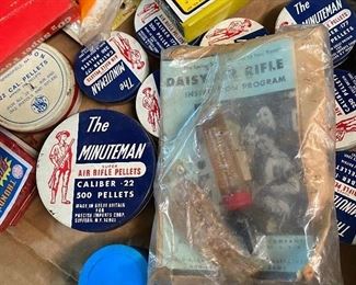 Vintage BB and Pellet Containers (Daisy, Minuteman)