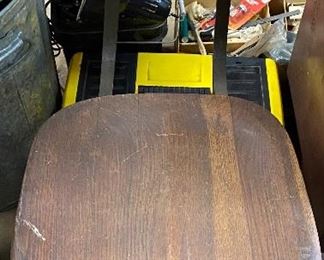 Wooden and Metal Industrial Chair