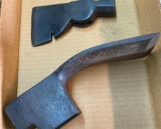 Old Adze and Carpenter's Hammer