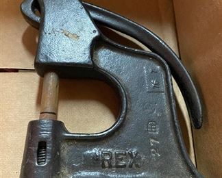 Rex Cast Iron Leather Punch