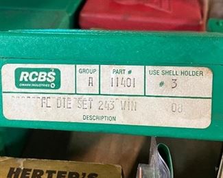 Several RCBS Die Sets in Assorted Calibers