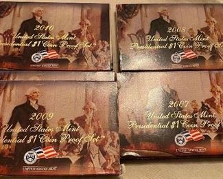 2007-2010 U.S. Presidential Proof Set