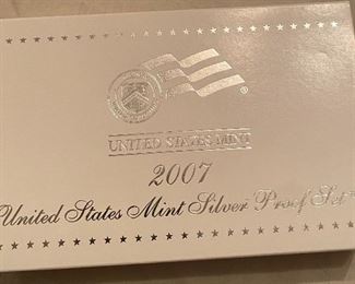 2007 U.S. Mint Silver Proof Set