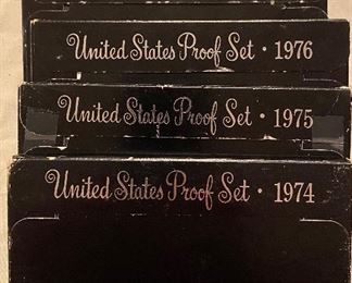 1974-78 U.S. Proof Sets