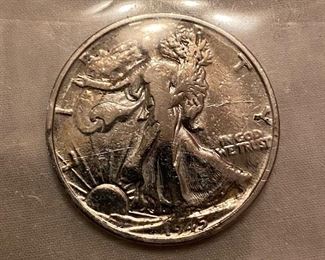 1945 Walking Liberty Half Dollar