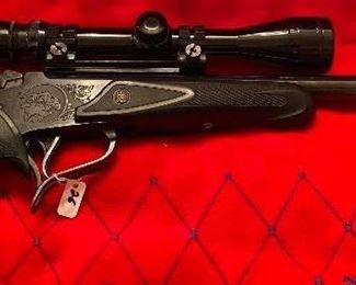 Thompson Center Contender Super 14 Single Shot Pistol and Scope (SN 157249/Permit or CCW Required for Purchase)