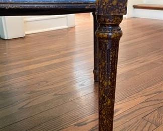 Jane Churchill Upholstered Tufted Seat Bench. Measures 42" W x 22" D x 20" H. Photo 2 of 3.