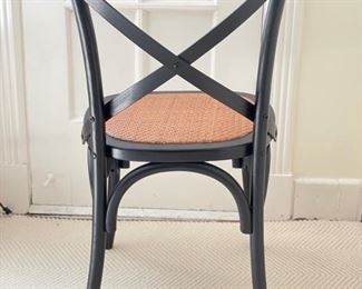 Set of 4 Pottery Barn Elsinore Cane Rattan Dining Chairs. Each Measures 16" x 16" x 18" Seat Height. BRAND NEW! Photo 4 of 4.