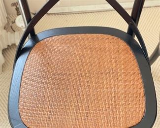 Set of 4 Pottery Barn Elsinore Cane Rattan Dining Chairs. Each Measures 16" x 16" x 18" Seat Height. BRAND NEW! Photo 2 of 4.