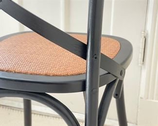 Set of 4 Pottery Barn Elsinore Cane Rattan Dining Chairs. Each Measures 16" x 16" x 18" Seat Height. BRAND NEW! Photo 3 of 4.