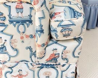 Cowtan & Tout Upholstered Club Chair with Down-Filled Cushions. Measures 32" x 34". Photo 2 of 4.