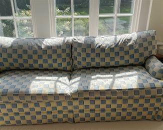 Dapha Sleeper Sofa. Measures 81" W x 36" D. WE RECOMMEND REUPHOLSTERING. We have inexpensive vendors and TONS of great fabric options at our September 23 & 24 sale. Photo 1 of 2.