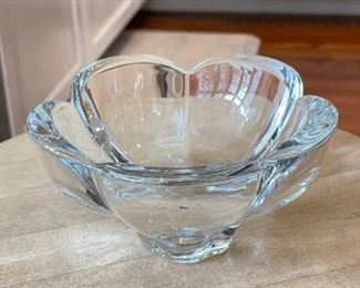Lead Crystal Nut Bowl - Unmarked!