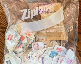 Sample of U.S. & International Stamp Collection.