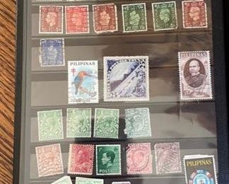 Sample of U.S. & International Stamp Collection.