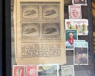 Sample of U.S. & International Stamp Collection.