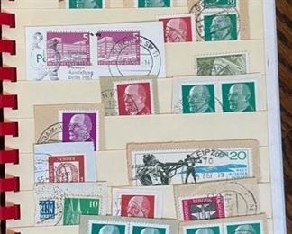 Sample of U.S. & International Stamp Collection.