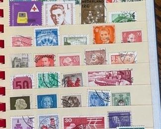 Sample of U.S. & International Stamp Collection.