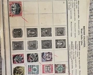 Sample of U.S. & International Stamp Collection.