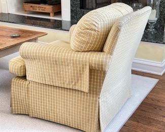 Anna French Upholstered Club Chair. Measures 28" W x 32" D. Photo 2 of 2.