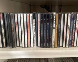 Sample of DVDs & CDs.