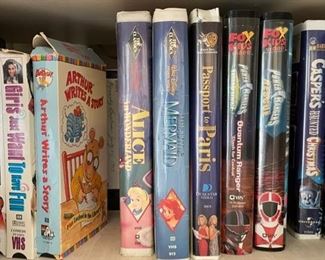 Disney VHS Tapes.