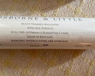 Osborn & Little - Set of 5 Wallpaper Rolls.