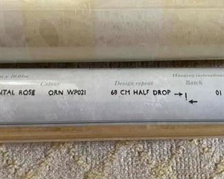 One Roll Anna French Yellow Stripe Wallpaper. Photo 2 of 2.