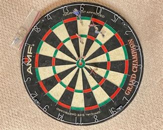 AMF Grand Champion Dart Board. Cornhole Set Available, Too!